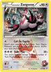 Team Magma's Zangoose 022  Double Crisis - Common