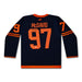 Connor McDavid Autographed Navy Primegreen Adidas Edmonton Oilers Alternate Jersey  (Upper Deck Authenticated)