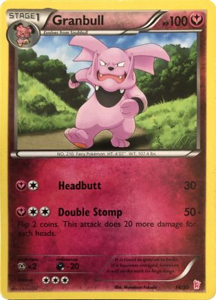Granbull (#14) (14) [XY Trainer Kit Sylveon & Noivern] - Common