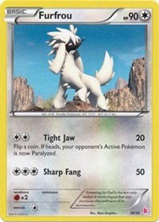 Furfrou (#22 - Sylveon) (22) [XY Trainer Kit Sylveon & Noivern] - Common