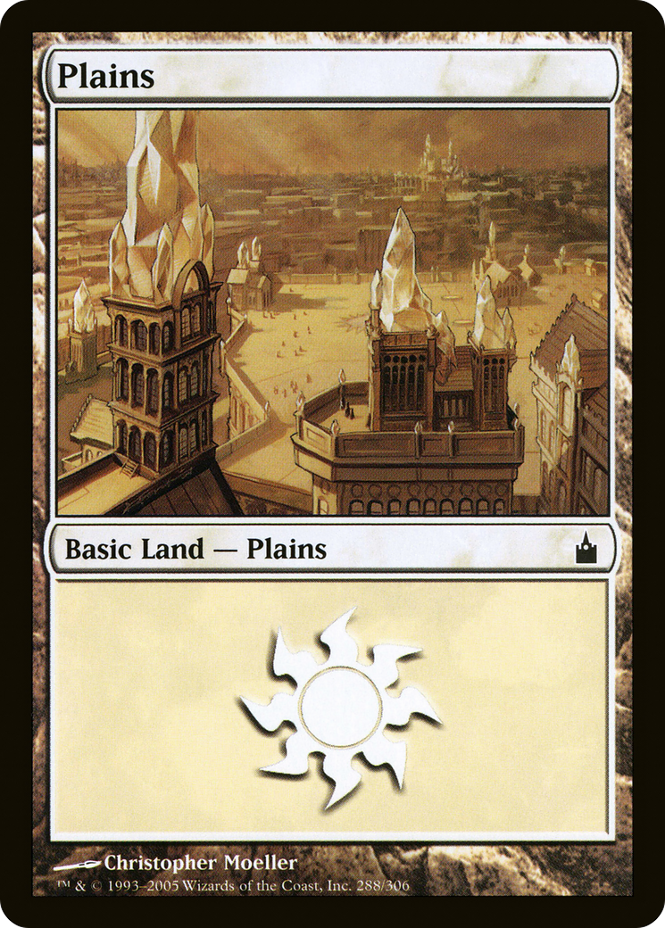Plains (288) (RAV-288) - Ravnica: City of Guilds Foil