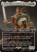 Boromir, Warden of the Tower (Borderless) (LTR-407) - The Lord of the Rings: Tales of Middle-earth Foil