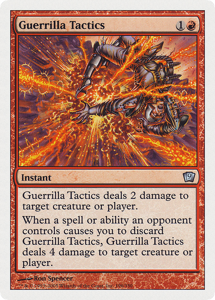 Guerrilla Tactics (9ED-196) - 9th Edition