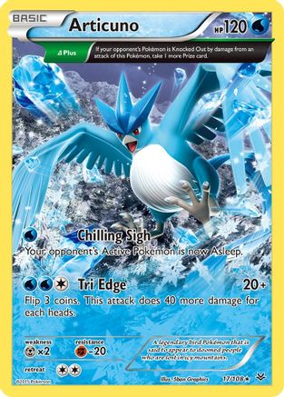 Articuno (17 Delta) (017/108) [Roaring Skies] - Rare