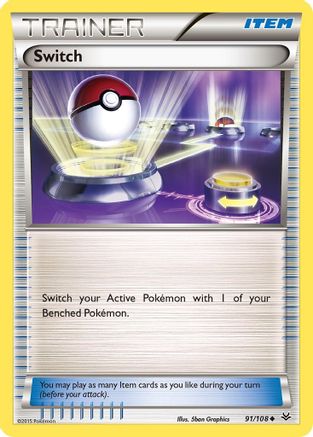 Switch (091/108) Reverse Holofoil [Roaring Skies] - Uncommon