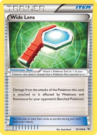 Wide Lens (95/108) Reverse Holofoil [Roaring Skies] - Uncommon