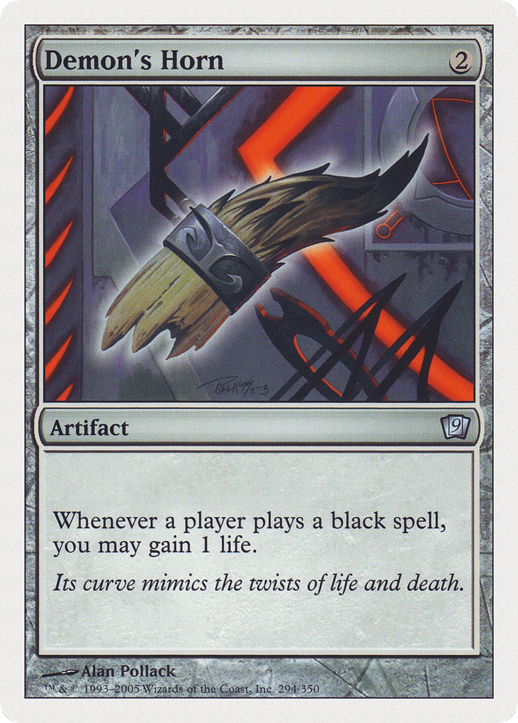 Demon's Horn (9ED-294) - 9th Edition Foil