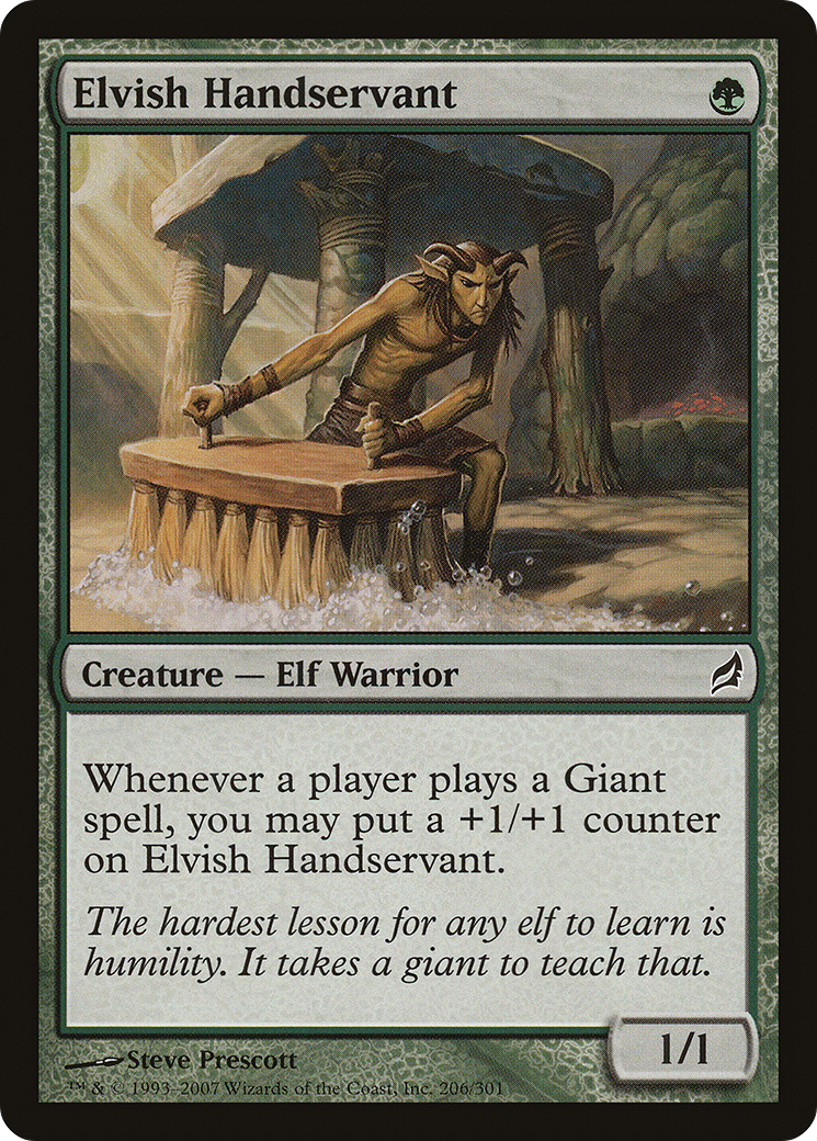 Elvish Handservant (LRW-206) - Lorwyn