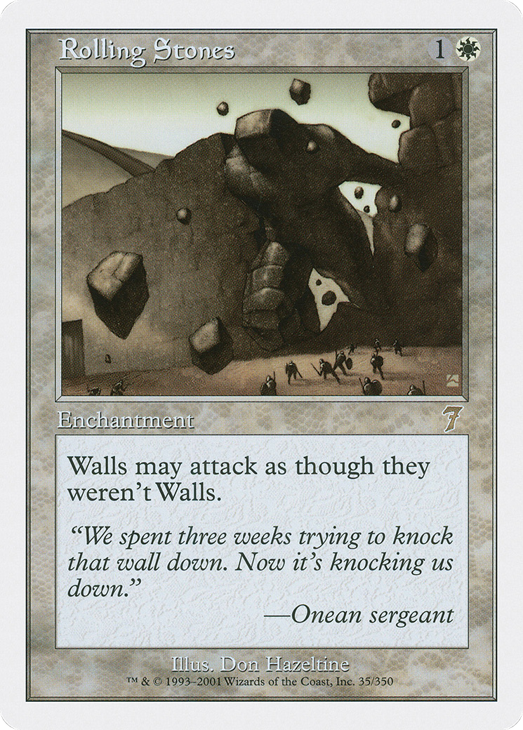 Rolling Stones (7ED-035) - 7th Edition Foil