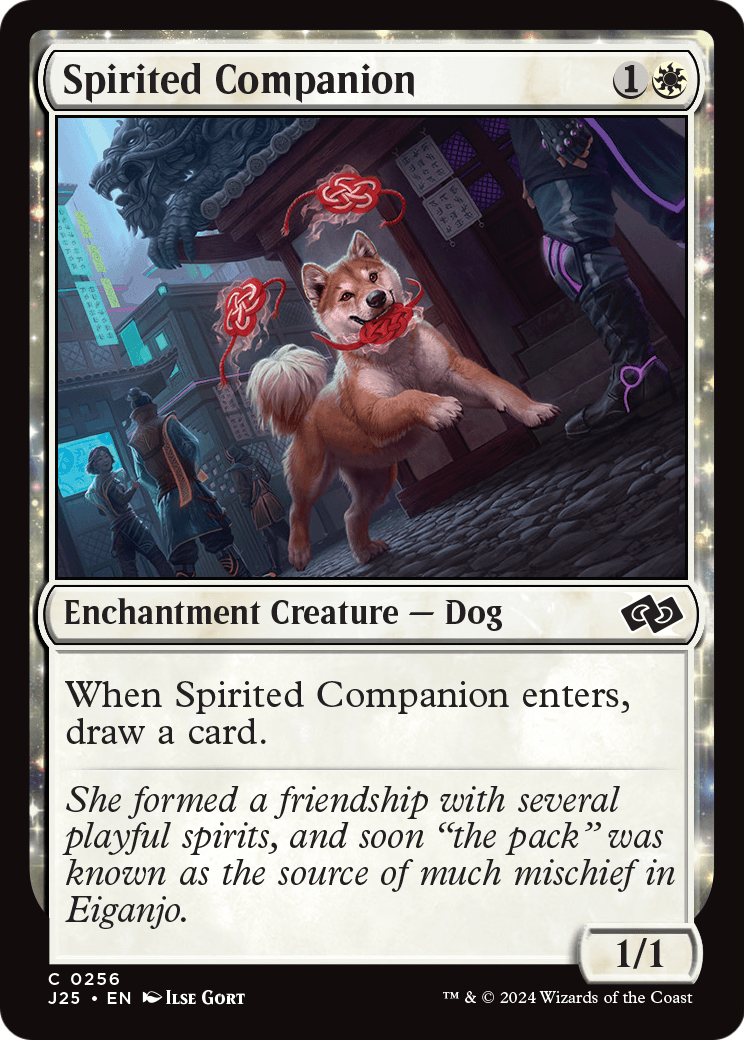 Spirited Companion (J25-256) - Foundations Jumpstart: (enchantment)