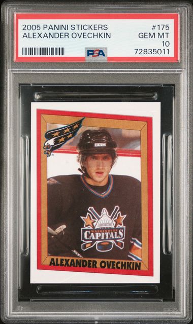 2005-06 Panini Stickers #175 Alexander Ovechkin PSA 10 (Rookie) | Eastridge Sports Cards