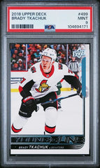 2018-19 Upper Deck #499 Brady Tkachuk PSA 9 (Rookie) | Eastridge Sports Cards