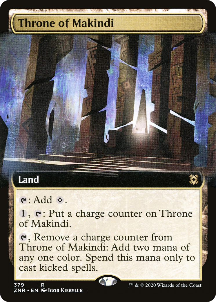 Throne of Makindi (Extended Art) (ZNR-379) - Zendikar Rising: (Extended Art) Foil