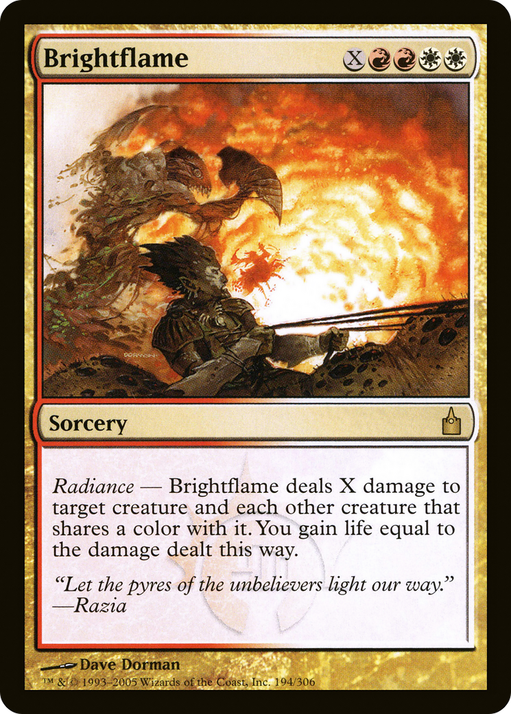 Brightflame (RAV-194) - Ravnica: City of Guilds Foil