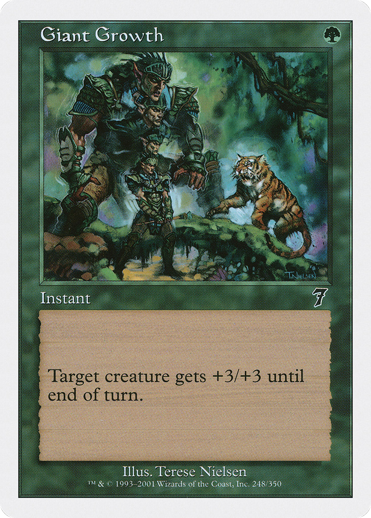 Giant Growth (7ED-248) - 7th Edition