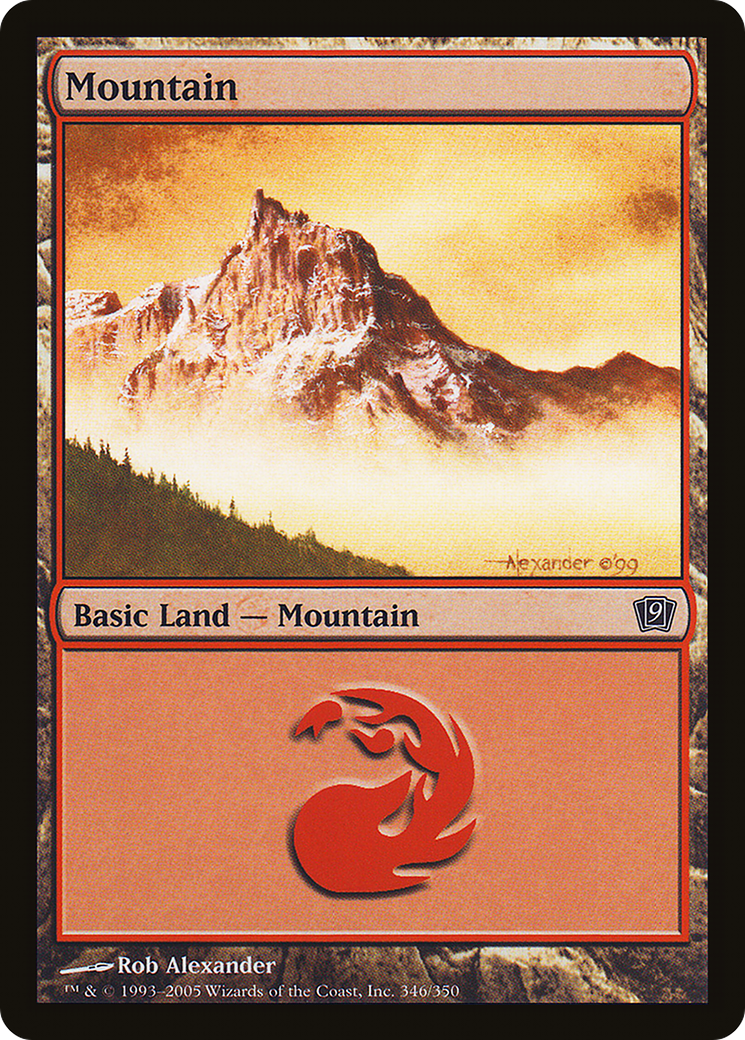 Mountain (346) (9ED-346) - 9th Edition