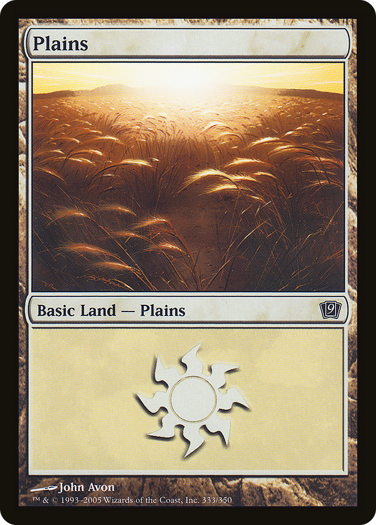 Plains (333) (9ED-333) - 9th Edition