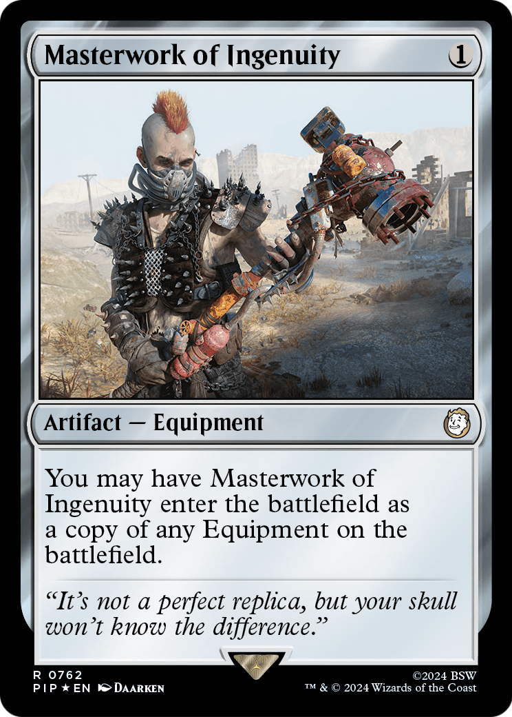 Masterwork of Ingenuity (Surge Foil) (PIP-762) - Fallout Foil