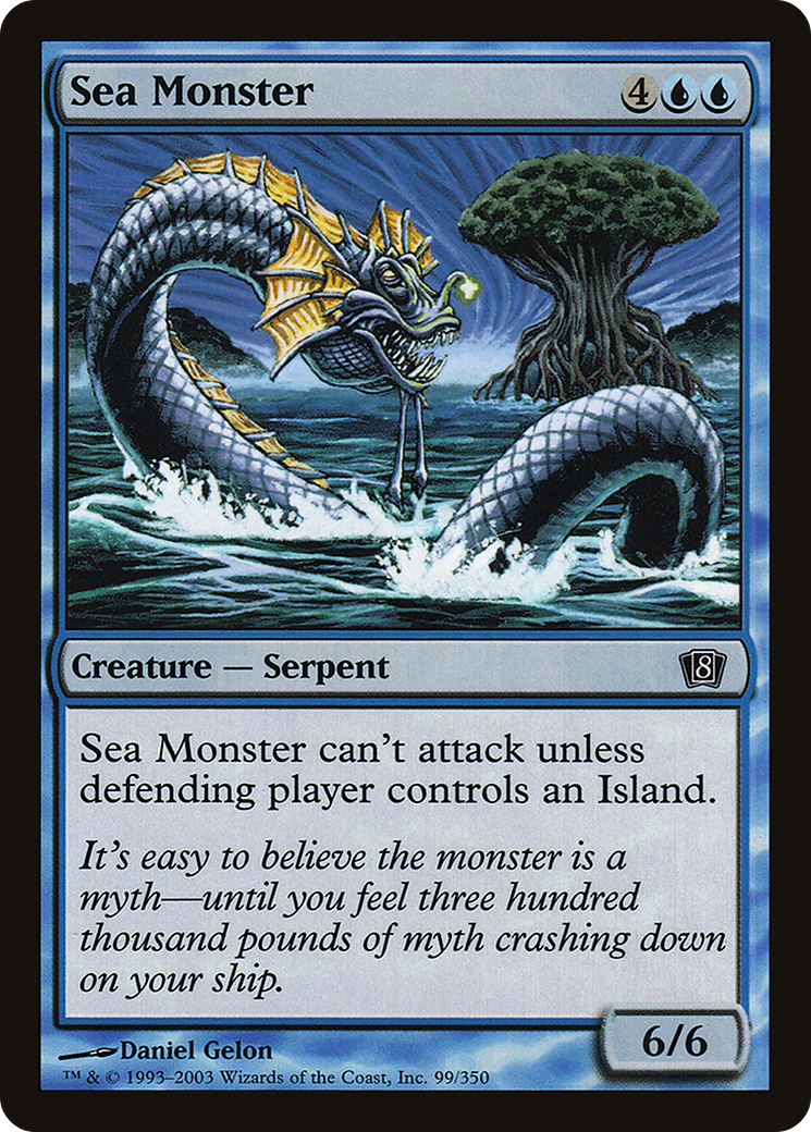 Sea Monster (8ED-099) - 8th Edition Foil