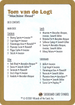 2001 Tom van de Logt Decklist Card (WCD-) - World Championship Decks 2001