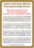 2002 World Championship Advertisement Card (WCD-) - World Championship Decks 2002