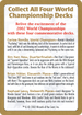 2002 World Championship Advertisement Card (WCD-) - World Championship Decks 2002