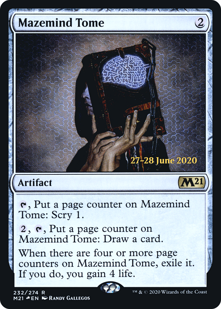 Mazemind Tome (PRE-232) - Core Set 2021 Promos Foil