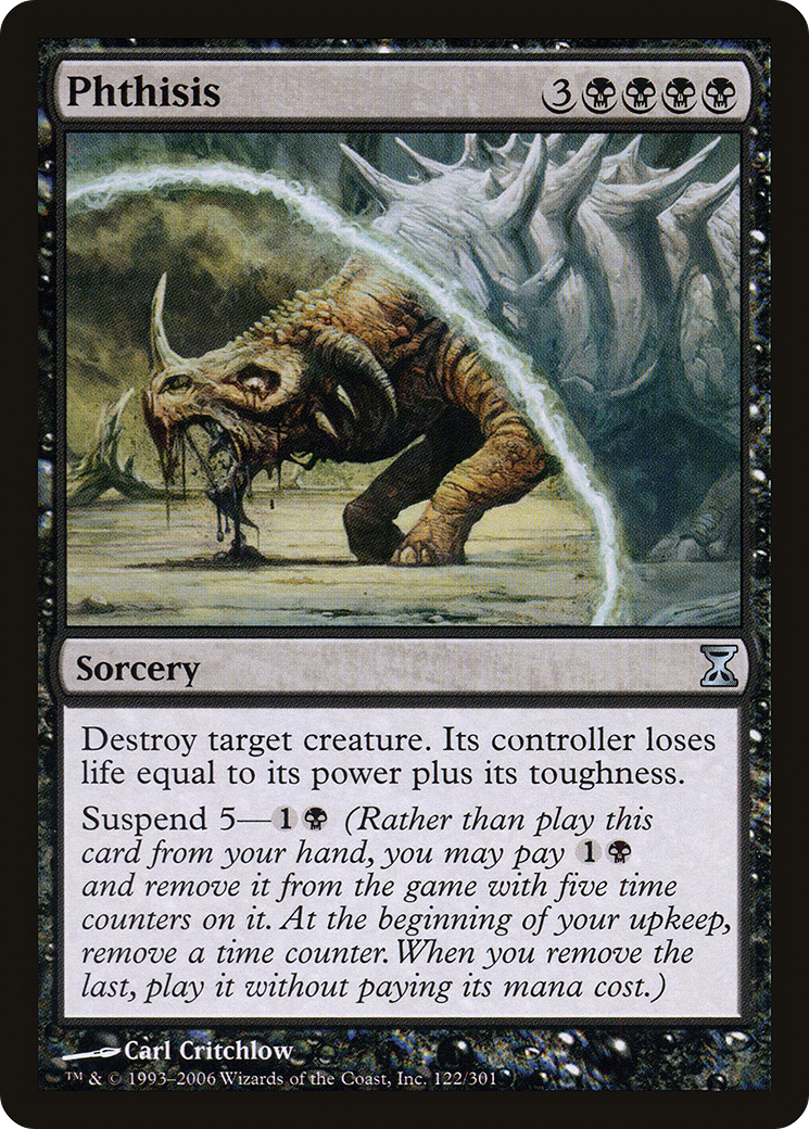 Phthisis (TSP-122) - Time Spiral Foil