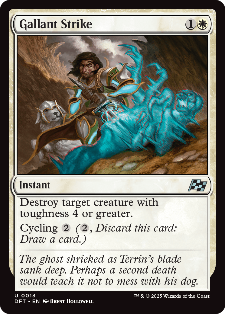 Gallant Strike (DFT-013) - Aetherdrift Foil