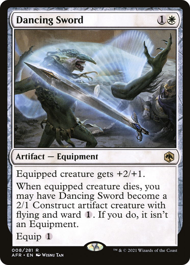 Dancing Sword (AFR-008) - Adventures in the Forgotten Realms Foil