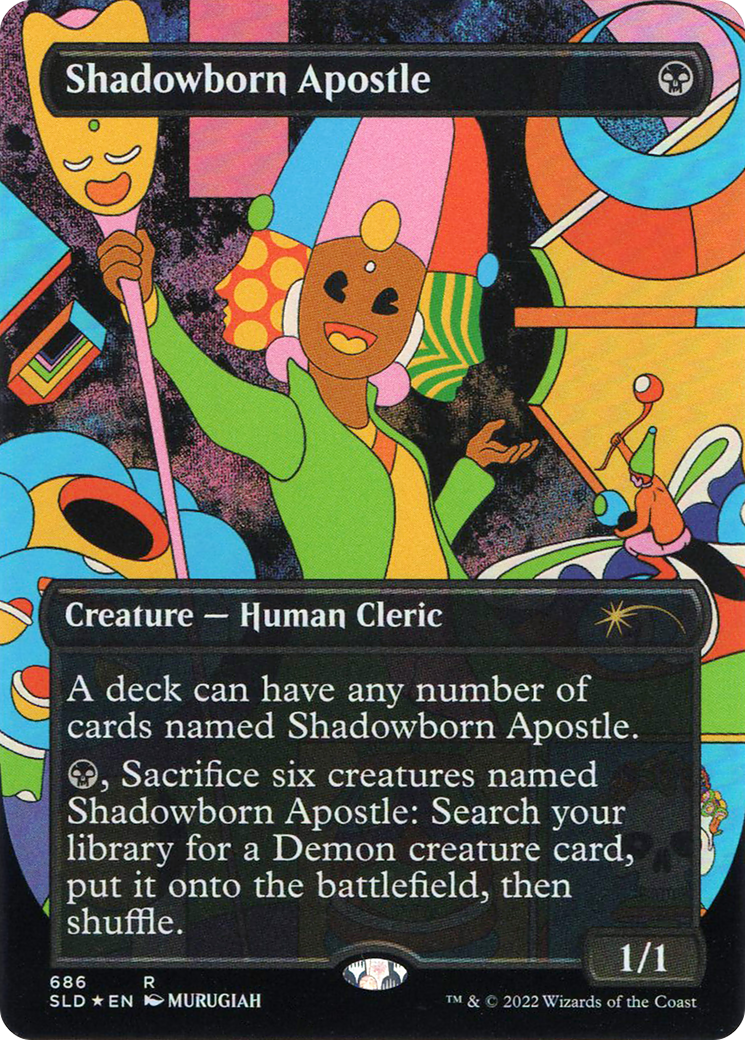 Shadowborn Apostle (686) (SLD-686) - Secret Lair Drop (Borderless) Foil