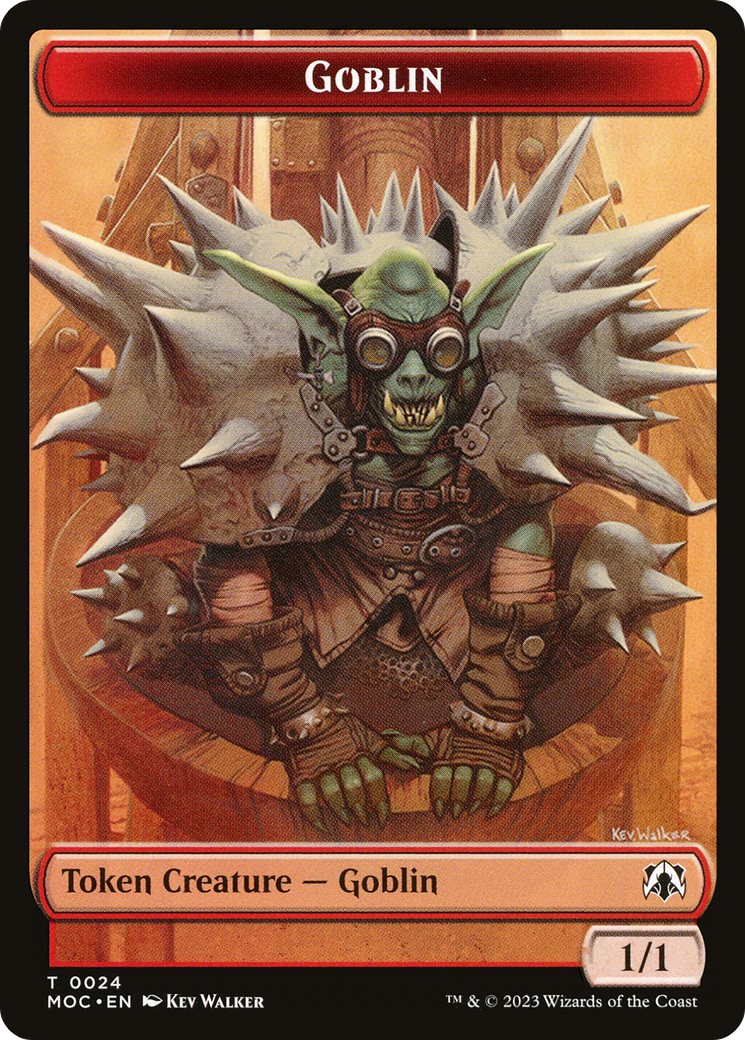 Goblin (TMOC-024) - March of the Machine Commander Tokens