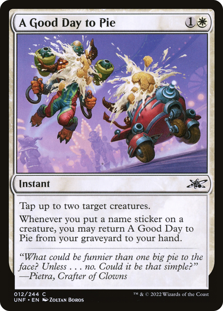 A Good Day to Pie (UNF-012) - Unfinity Foil