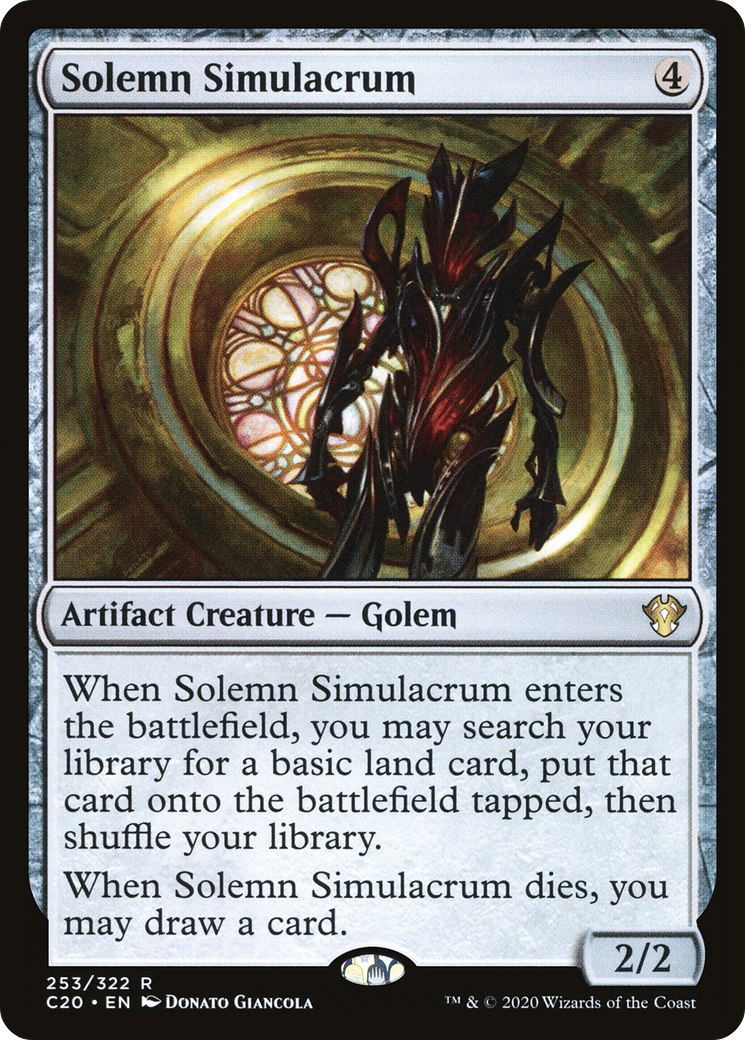 Solemn Simulacrum (C20-253) - Commander 2020