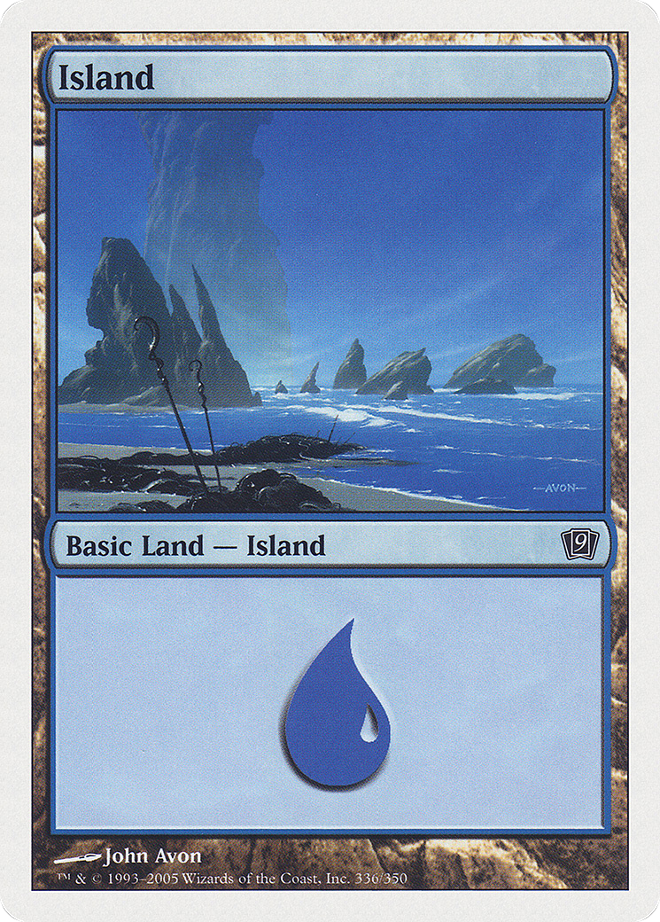 Island (336) (9ED-336) - 9th Edition