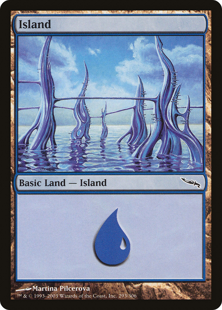 Island (293) (MRD-293) - Mirrodin