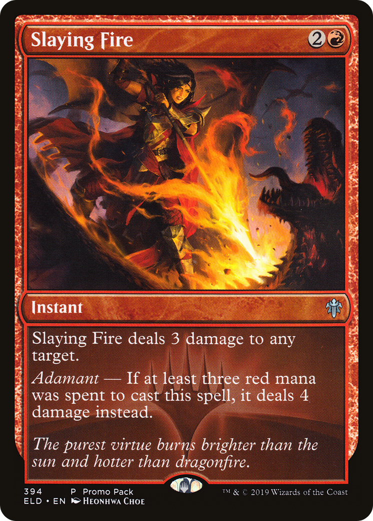 Slaying Fire (PPELD-394) - Throne of Eldraine