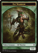 Elf Warrior // Zombie Double-Sided Token (C16-15 // 11) - Commander 2016 Tokens