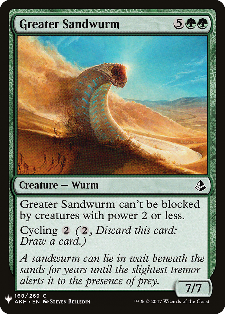 Greater Sandwurm (LIST-168) - The List