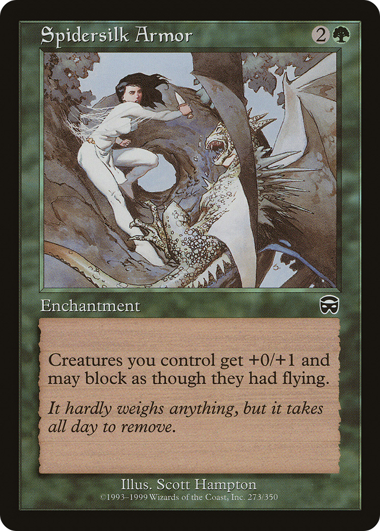 Spidersilk Armor (MMQ-273) - Mercadian Masques