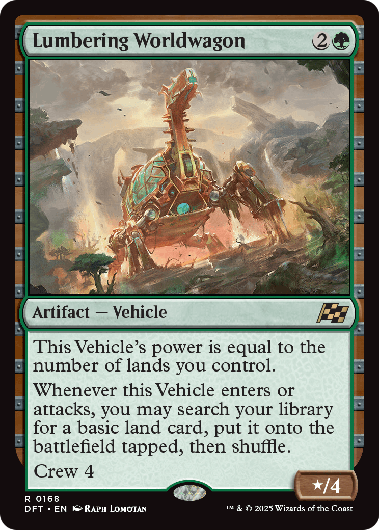 Lumbering Worldwagon (DFT-168) - Aetherdrift Foil