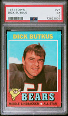 1971 Topps #25 Dick Butkus PSA 5 | Eastridge Sports Cards