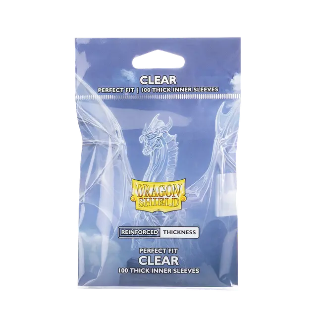Dragon Shield Perfect Fit Thick Inner Sleeves Clear (100ct)