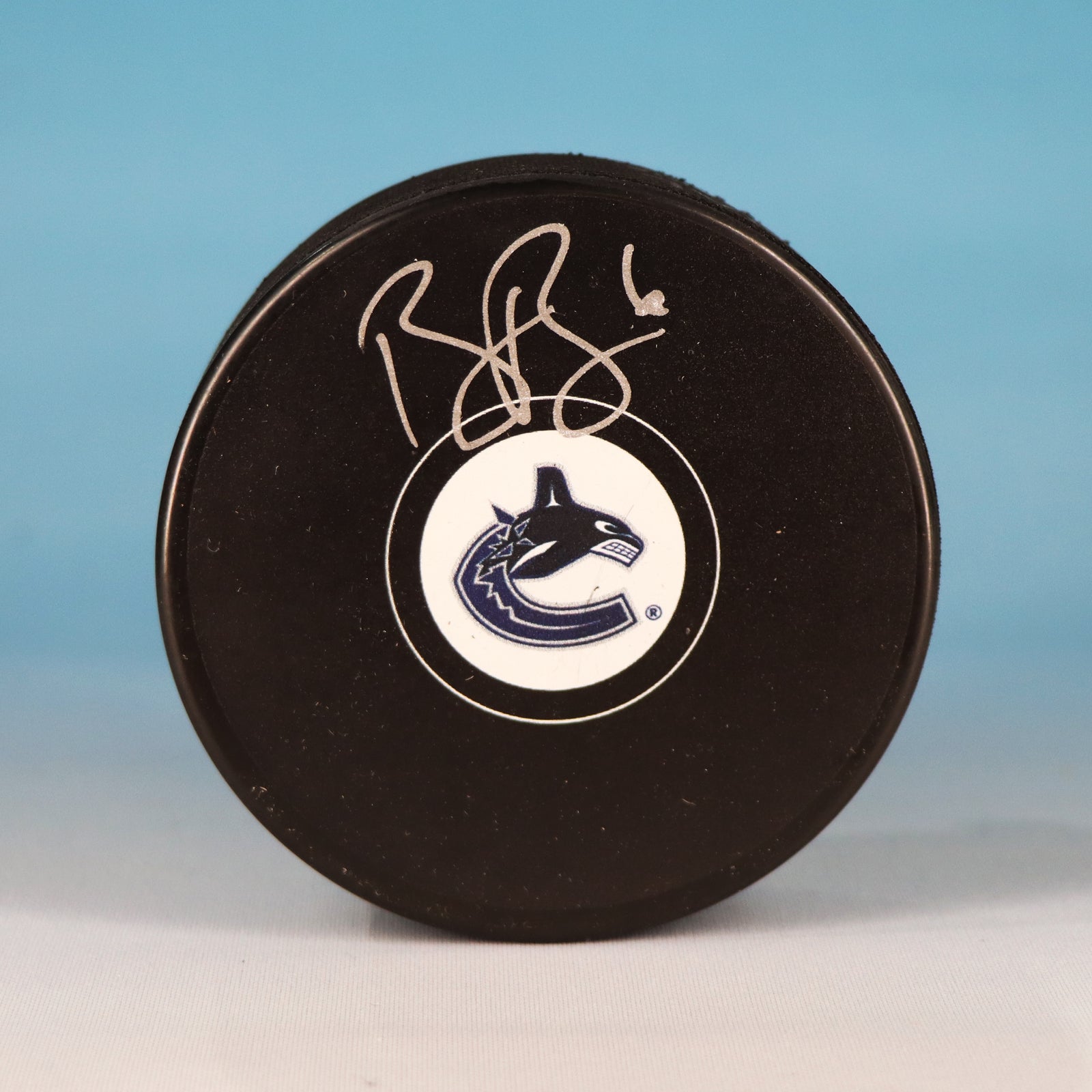 Brock Boeser Vancouver Canucks Autographed Hockey Puck (Fanatics Authentic)