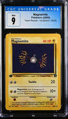 2000 Pokemon Team Rocket 1st Edition Magnemite #60 CGC 9 | Eastridge Sports Cards
