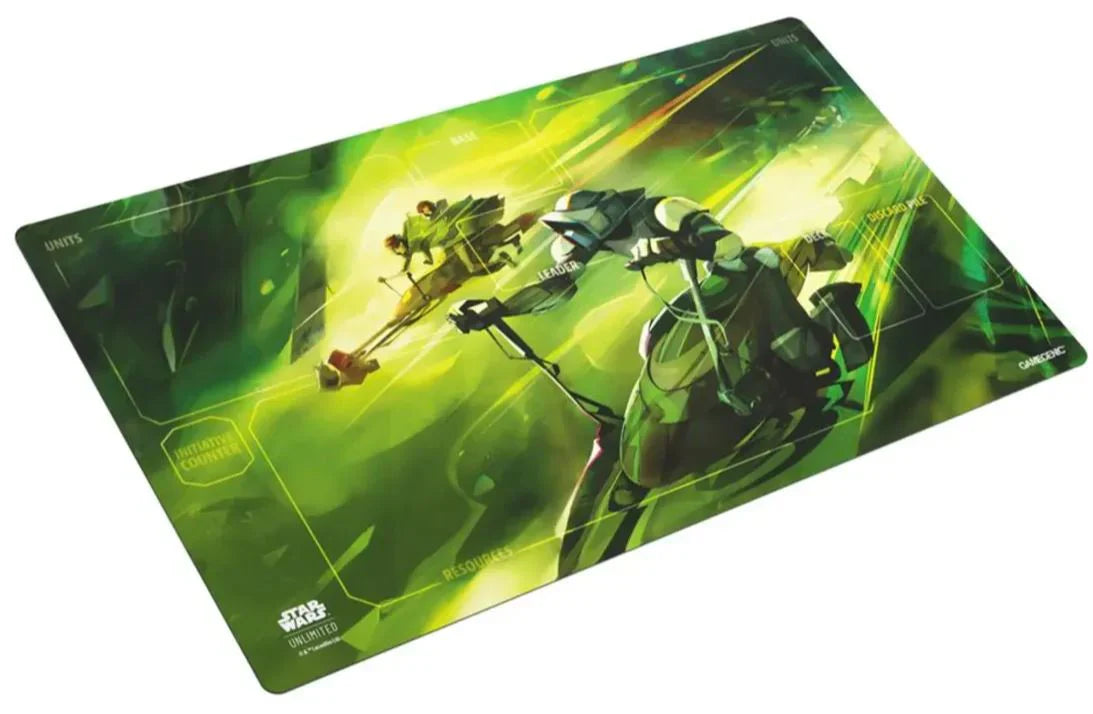 Star Wars Unlimited: Prime Game Mat - Speeder Bike Chase (w/ Card & Play Zones)