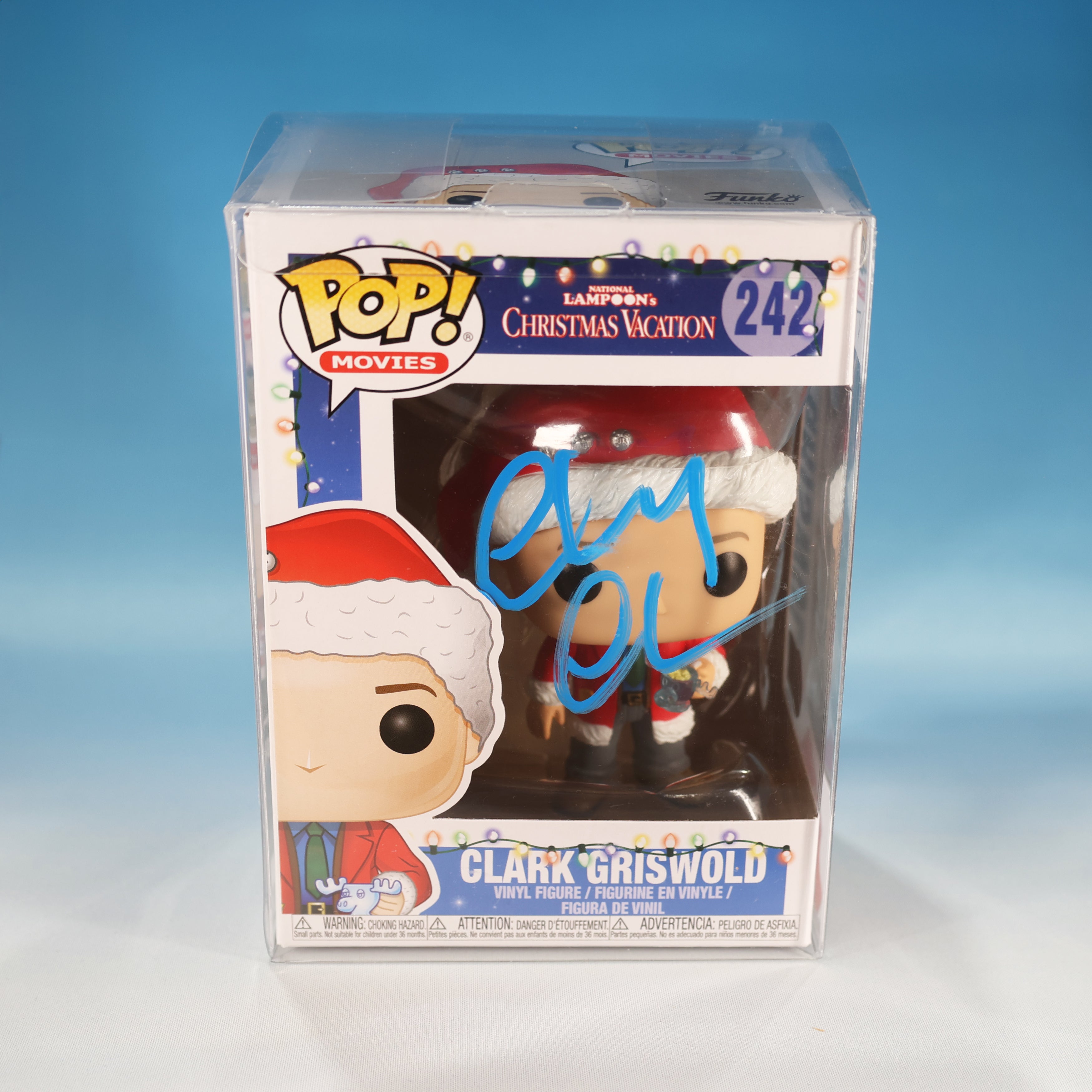 Funko Pop! Christmas Vacation #242 Clark Griswold (Autographed by Chevy Chase) | Eastridge Sports Cards