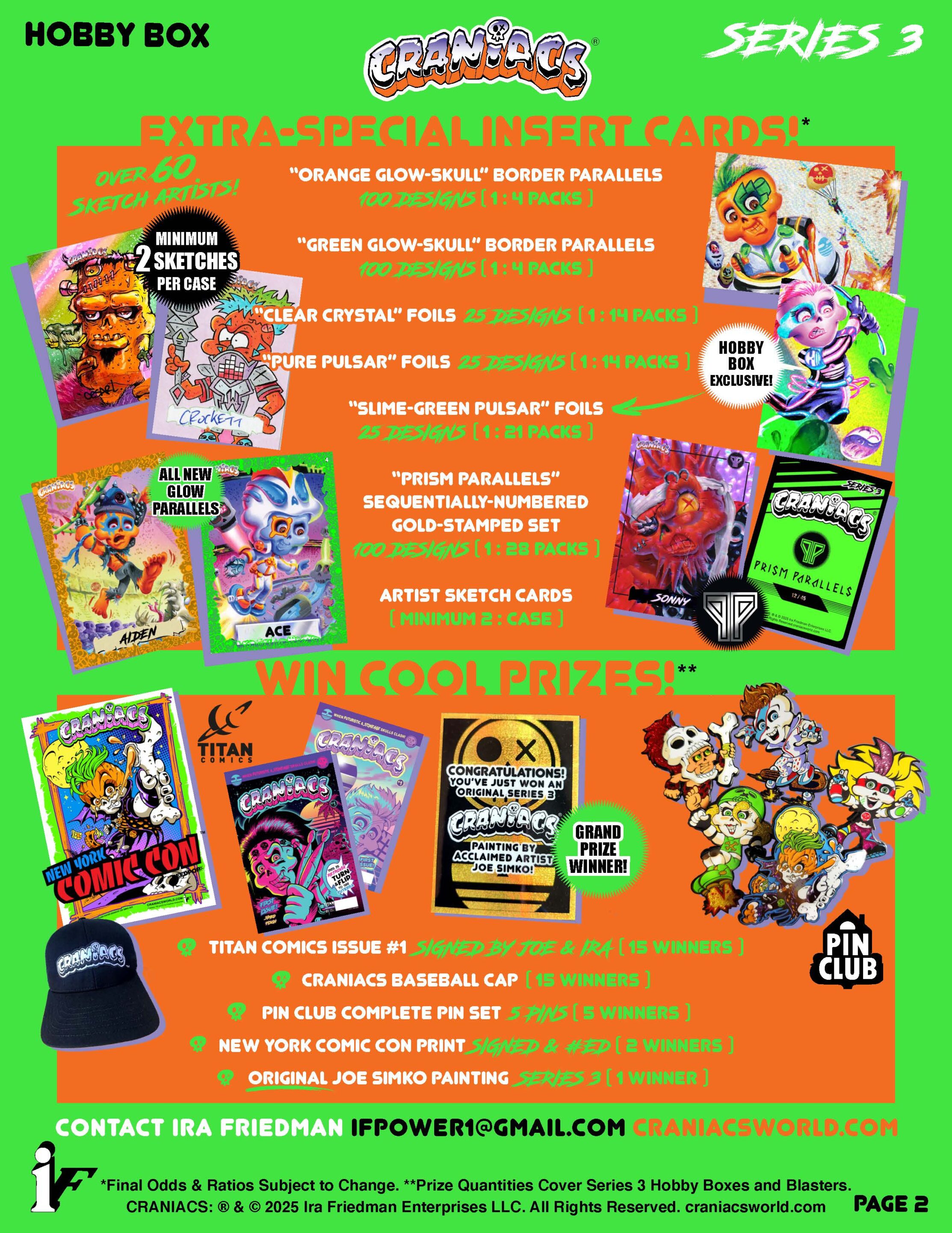 Craniacs Series 3 Hobby Pack (2026 Skullblam)