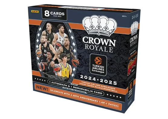 2024-25 Panini Crown Royale Turkish Airlines Euroleague Basketball Hobby Box | Eastridge Sports Cards