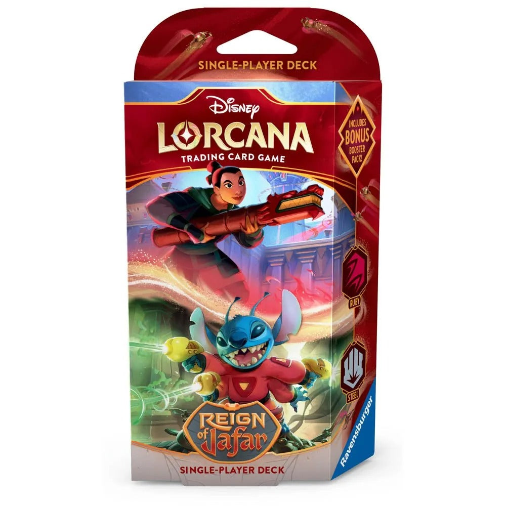 Disney Lorcana: Reign of Jafar Starter Deck Ruby / Steel (Set 8) | Eastridge Sports Cards